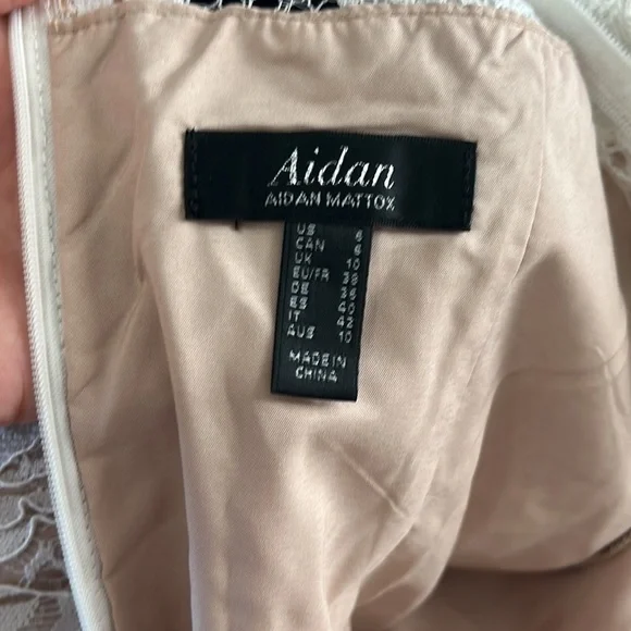 White feather trim dress - Picture 7 of 8